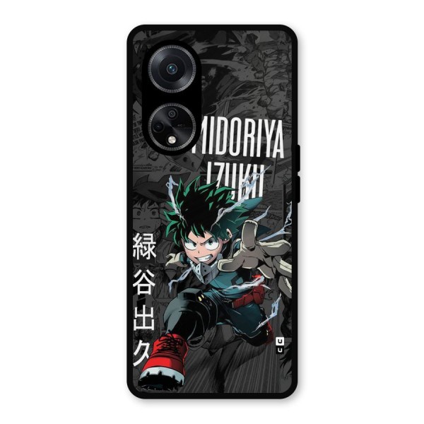 Young Midoriya Metal Back Case for Oppo F23