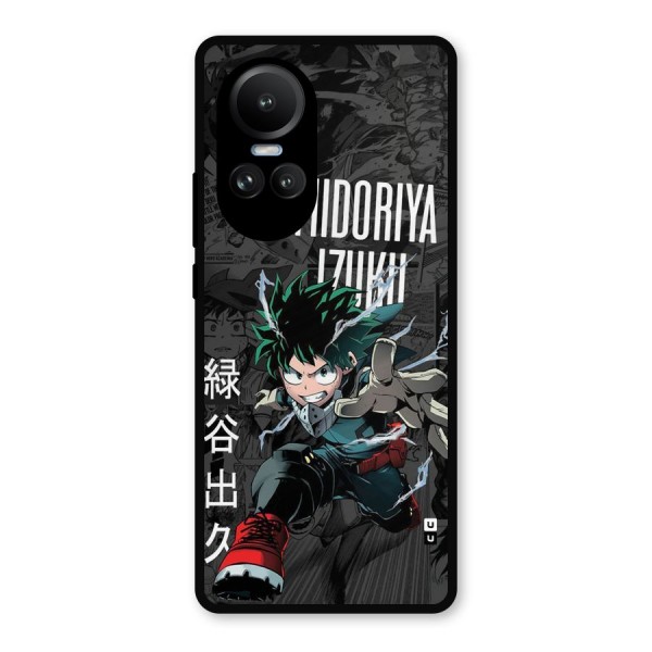 Young Midoriya Metal Back Case for Oppo Reno10