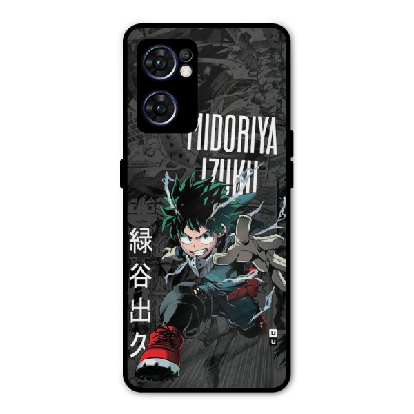 Young Midoriya Metal Back Case for Oppo Reno7 5G