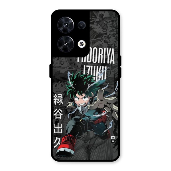 Young Midoriya Metal Back Case for Oppo Reno8 5G