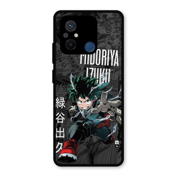 Young Midoriya Metal Back Case for Poco C55