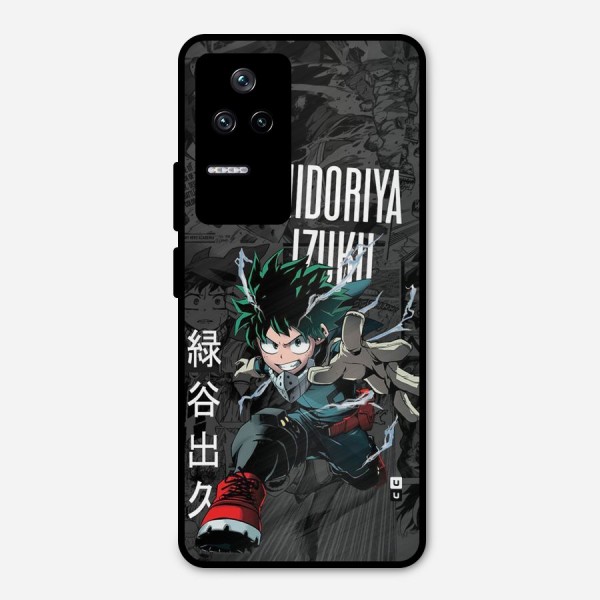 Young Midoriya Metal Back Case for Poco F4 5G