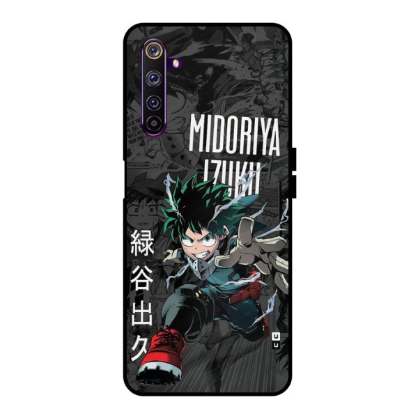 Young Midoriya Metal Back Case for Realme 6 Pro