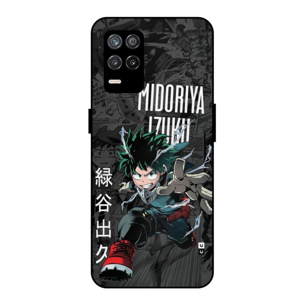 Young Midoriya Metal Back Case for Realme 8 5G