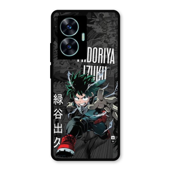 Young Midoriya Metal Back Case for Realme Narzo N55