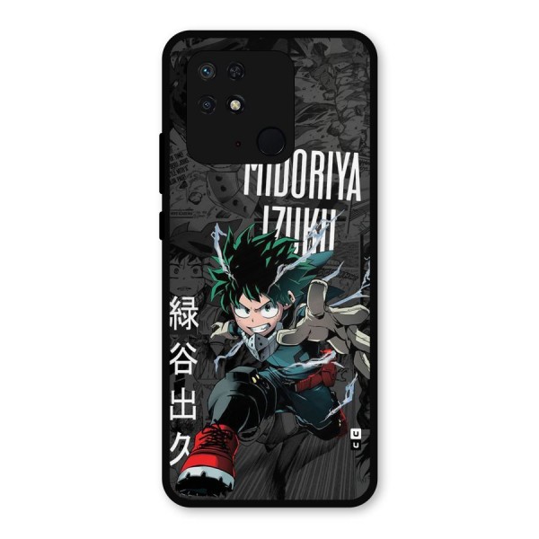 Young Midoriya Metal Back Case for Redmi 10