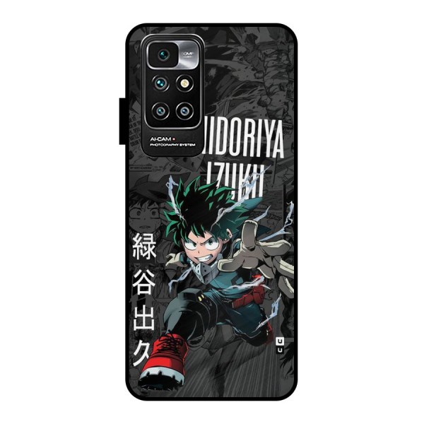 Young Midoriya Metal Back Case for Redmi 10 Prime