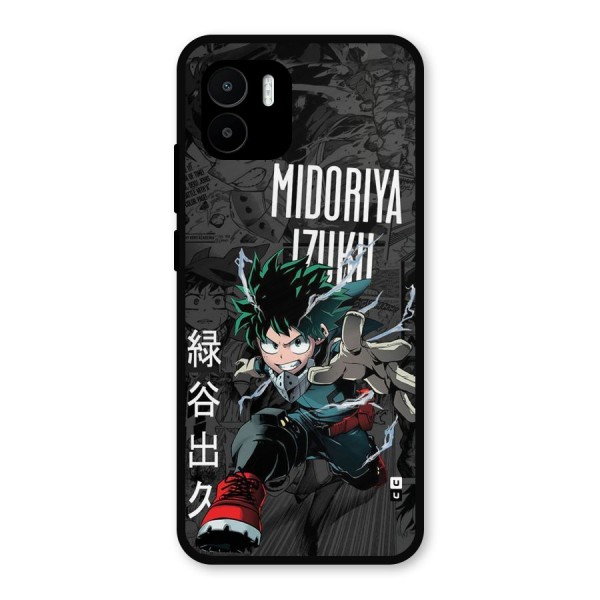 Young Midoriya Metal Back Case for Redmi A2