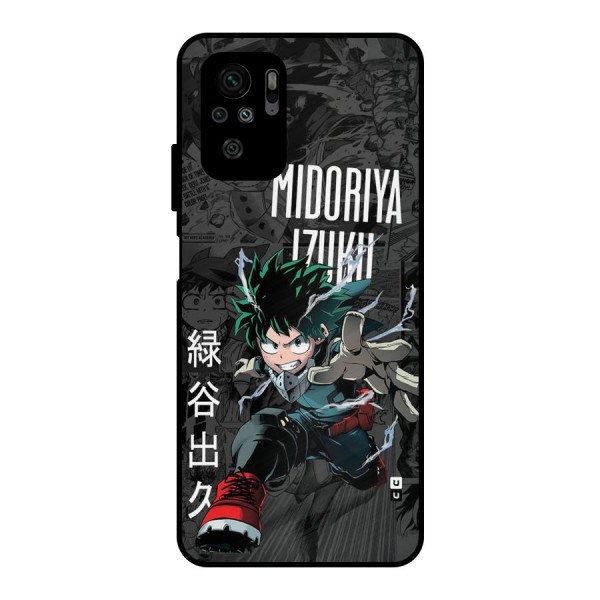 Young Midoriya Metal Back Case for Redmi Note 10