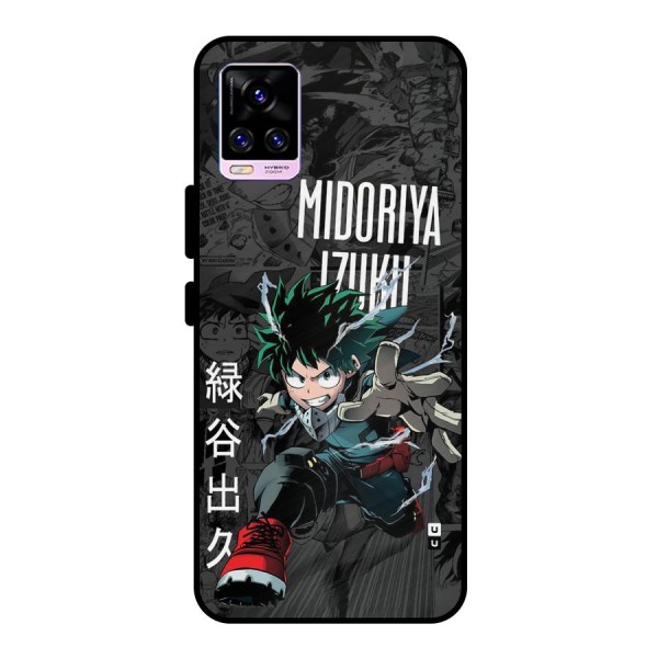 Young Midoriya Metal Back Case for Vivo V20 Pro