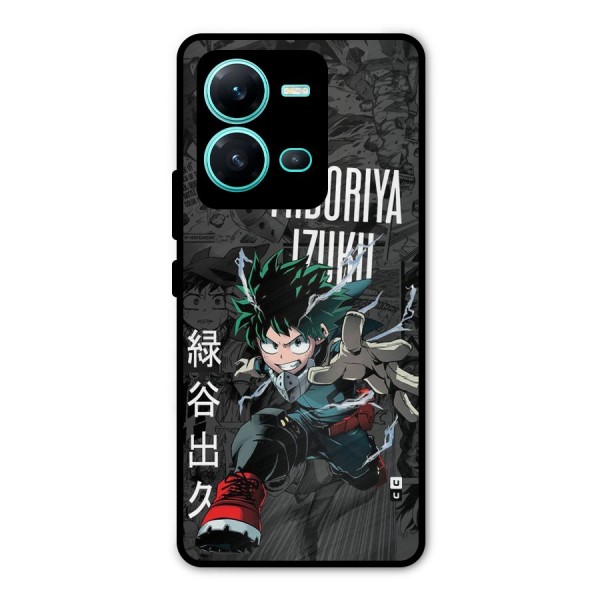 Young Midoriya Metal Back Case for Vivo V25