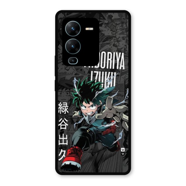 Young Midoriya Metal Back Case for Vivo V25 Pro