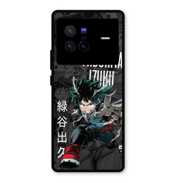 Young Midoriya Metal Back Case for Vivo X80