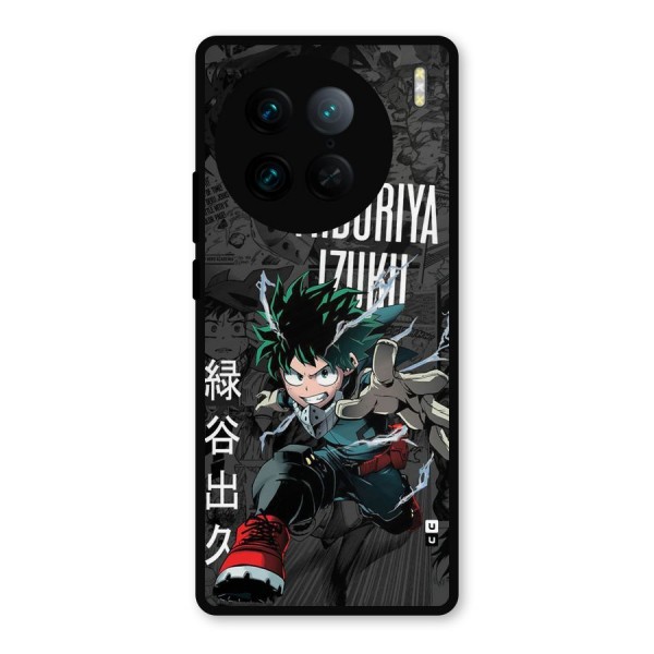 Young Midoriya Metal Back Case for Vivo X90 Pro