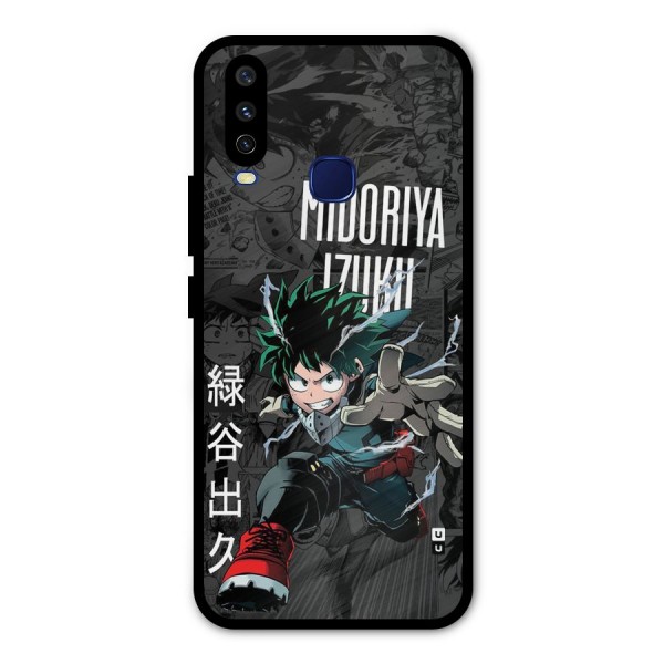 Young Midoriya Metal Back Case for Vivo Y15