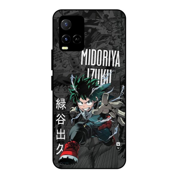 Young Midoriya Metal Back Case for Vivo Y21A