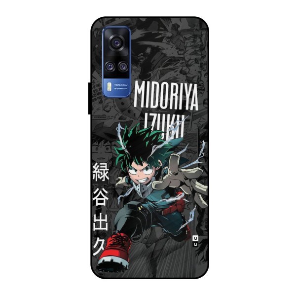 Young Midoriya Metal Back Case for Vivo Y51