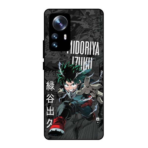 Young Midoriya Metal Back Case for Xiaomi 12 Pro