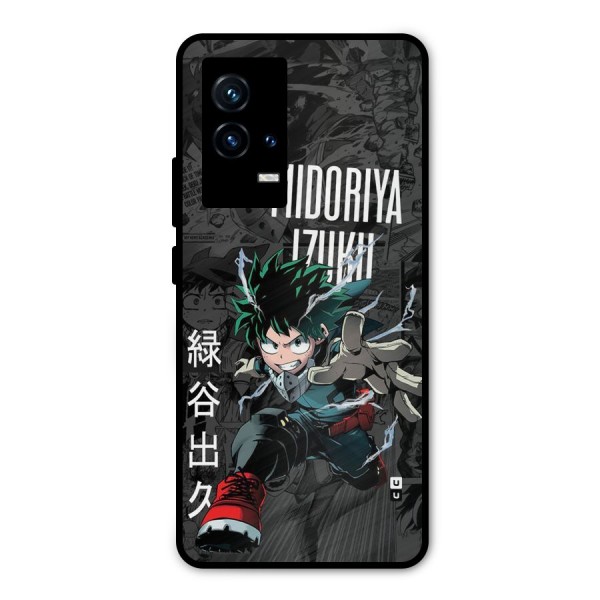 Young Midoriya Metal Back Case for iQOO 9 5G