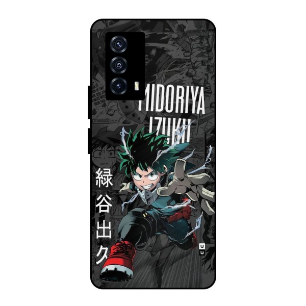 Young Midoriya Metal Back Case for iQOO Z5