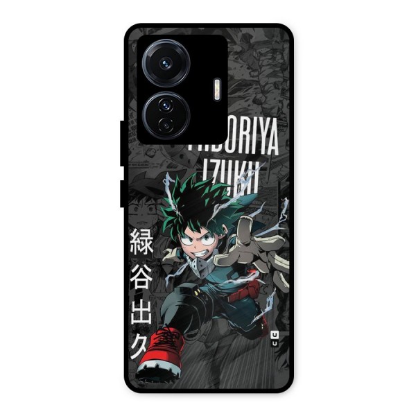 Young Midoriya Metal Back Case for iQOO Z6