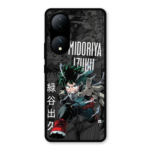 Young Midoriya Metal Back Case for iQOO Z7