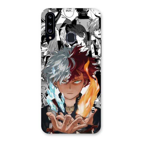 Young Todoroki Back Case for Galaxy A20s