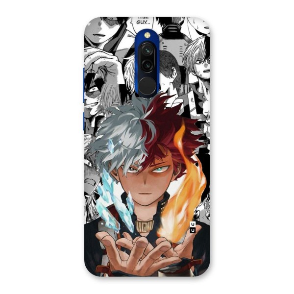 Young Todoroki Back Case for Redmi 8