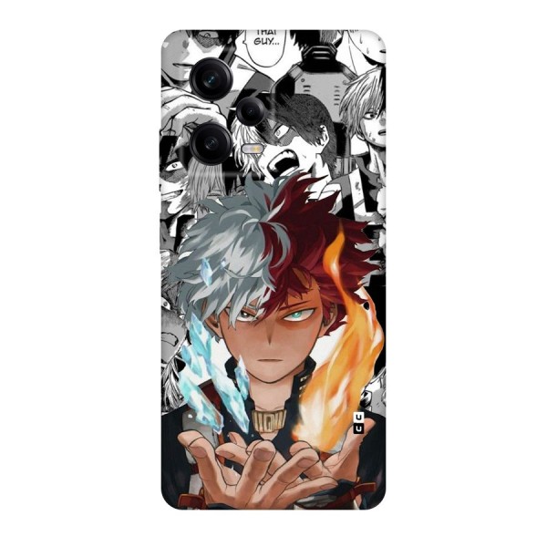 Young Todoroki Back Case for Redmi Note 12 Pro