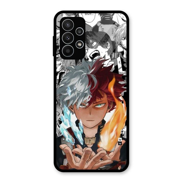 Young Todoroki Glass Back Case for Galaxy A23