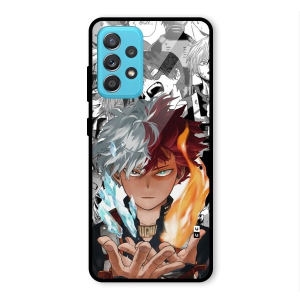 Young Todoroki Glass Back Case for Galaxy A52s 5G