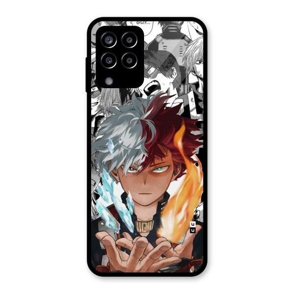 Young Todoroki Glass Back Case for Galaxy M33