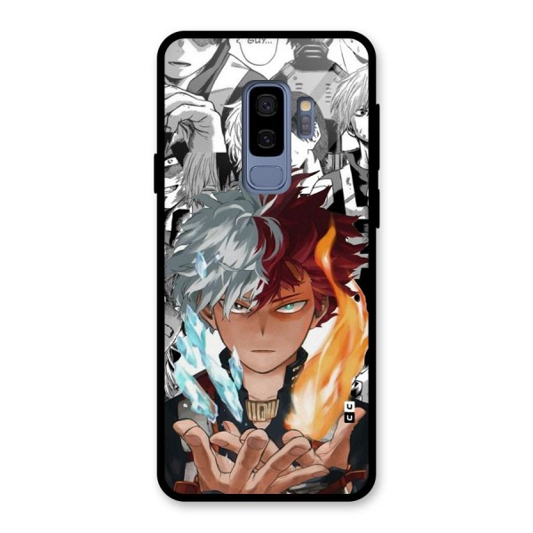 Young Todoroki Glass Back Case for Galaxy S9 Plus