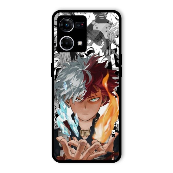 Young Todoroki Glass Back Case for Oppo F21 Pro 4G