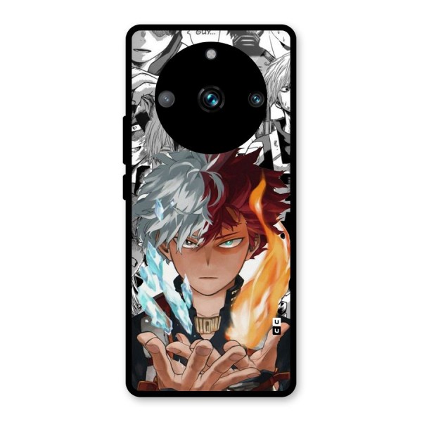 Young Todoroki Glass Back Case for Realme 11 Pro