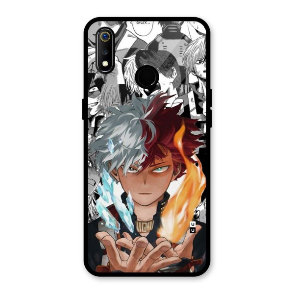 Young Todoroki Glass Back Case for Realme 3