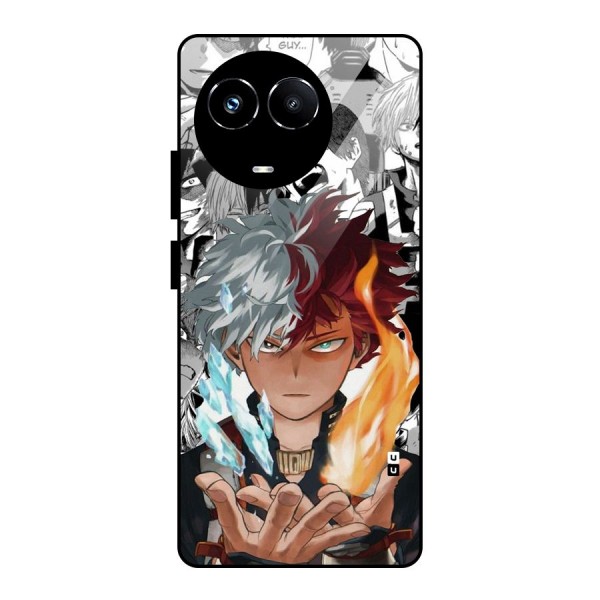 Young Todoroki Glass Back Case for Realme Narzo 60X