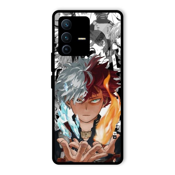 Young Todoroki Glass Back Case for Vivo V23 Pro