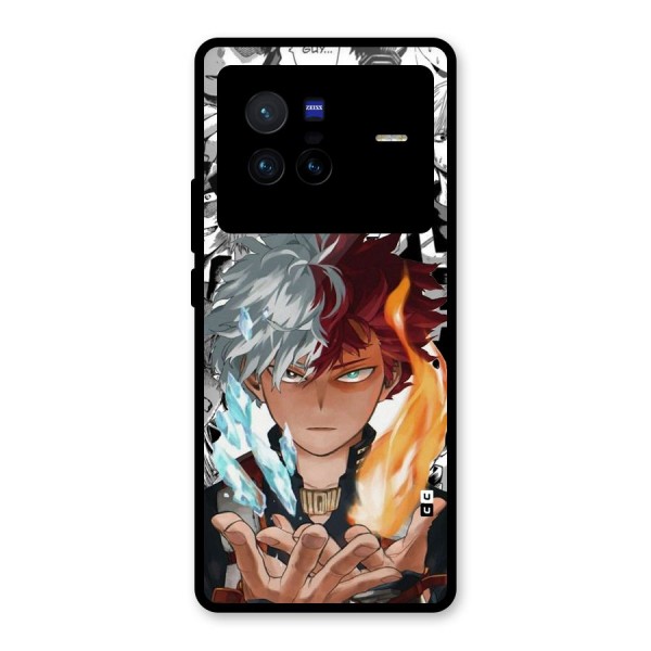 Young Todoroki Glass Back Case for Vivo X80