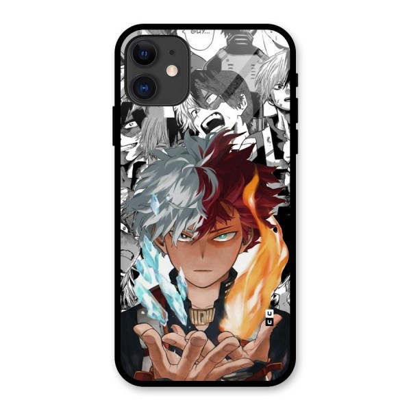 Young Todoroki Glass Back Case for iPhone 11