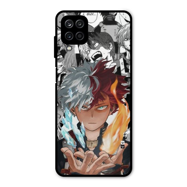 Young Todoroki Metal Back Case for Galaxy A12