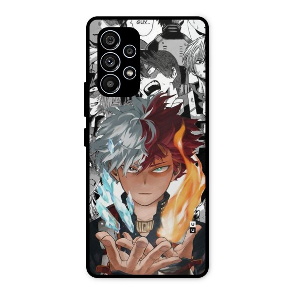 Young Todoroki Metal Back Case for Galaxy A53 5G