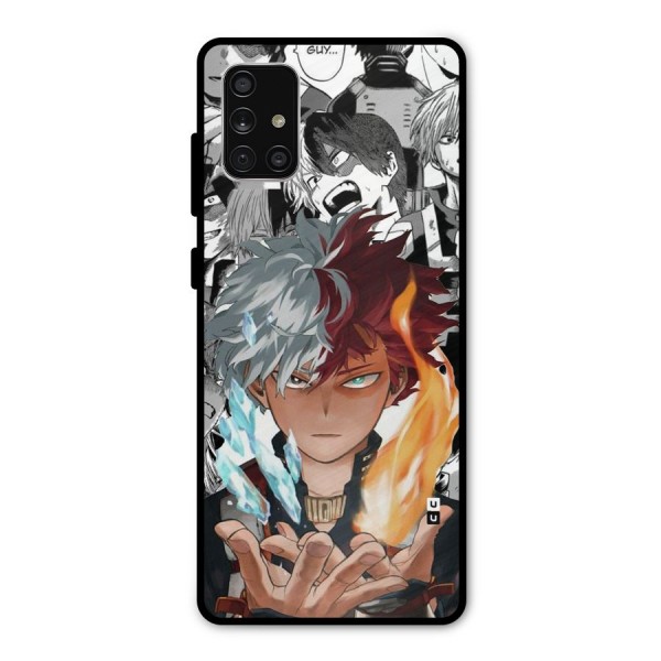 Young Todoroki Metal Back Case for Galaxy A71