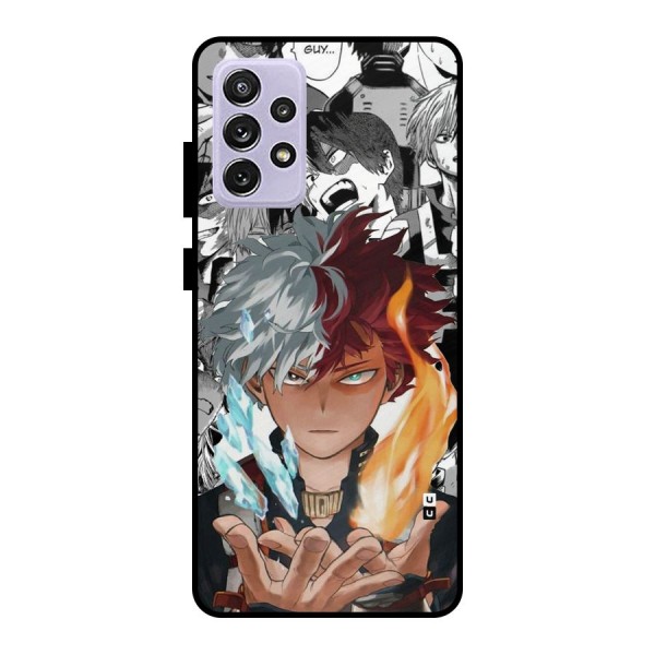 Young Todoroki Metal Back Case for Galaxy A72