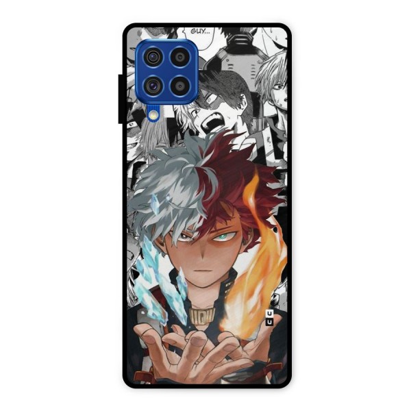 Young Todoroki Metal Back Case for Galaxy F62