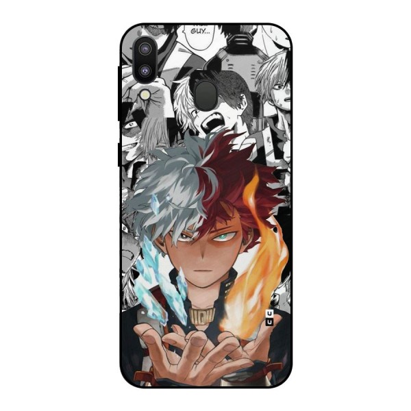 Young Todoroki Metal Back Case for Galaxy M20