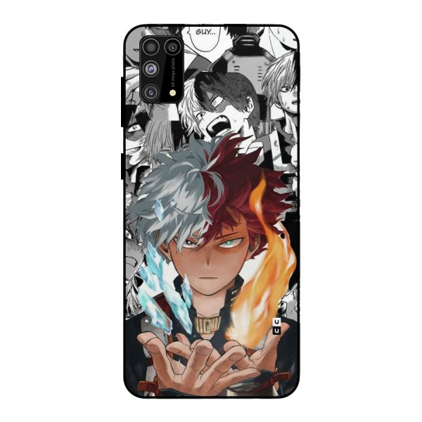 Young Todoroki Metal Back Case for Galaxy M31