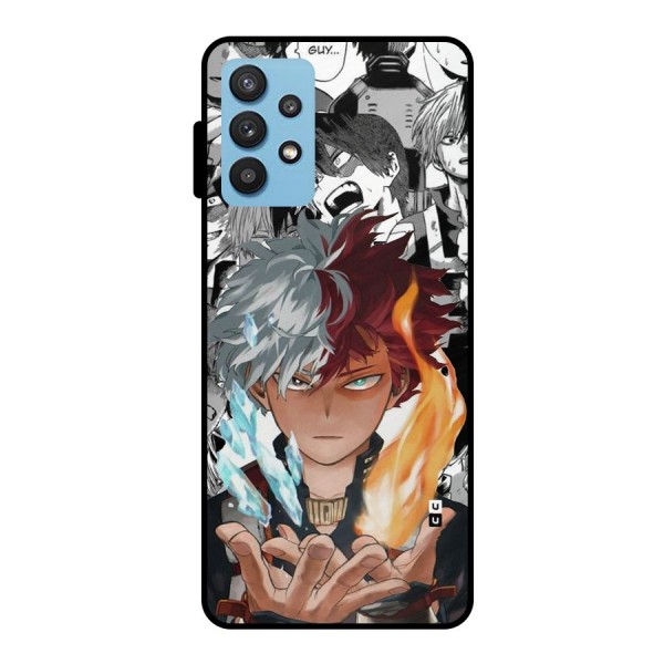 Young Todoroki Metal Back Case for Galaxy M32 5G