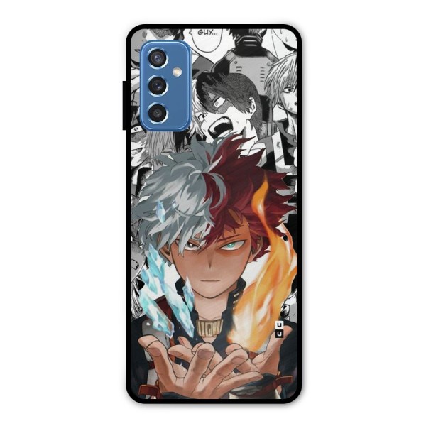 Young Todoroki Metal Back Case for Galaxy M52 5G