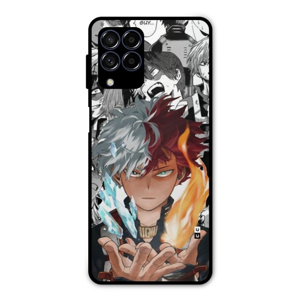 Young Todoroki Metal Back Case for Galaxy M53 5G